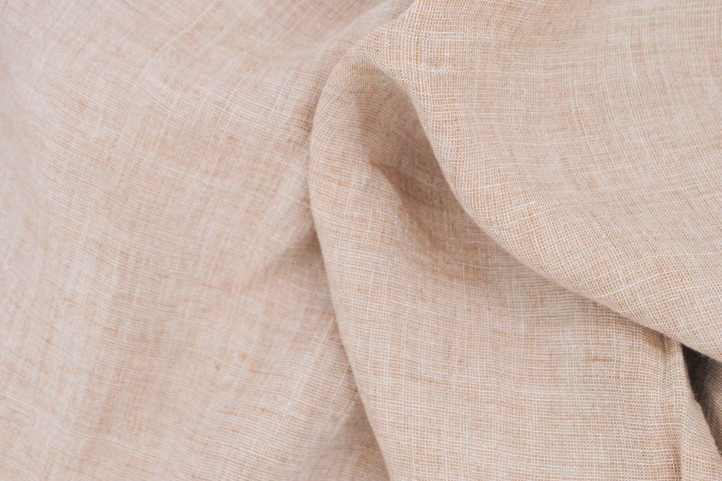 100% Linen Deadstock in Wheat