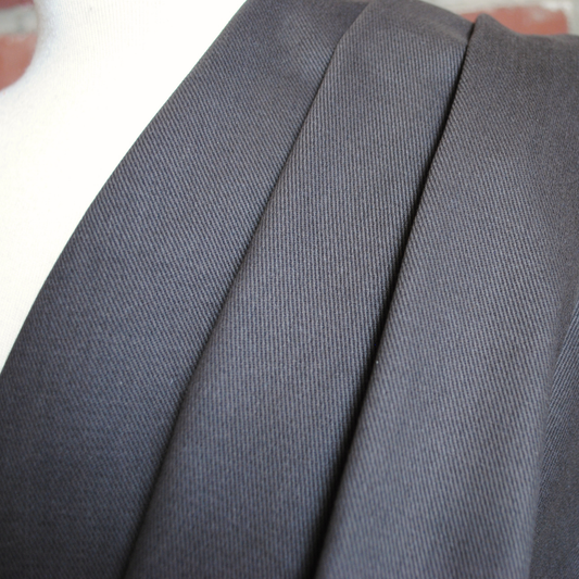 Brushed Bull Denim Twill in Espresso