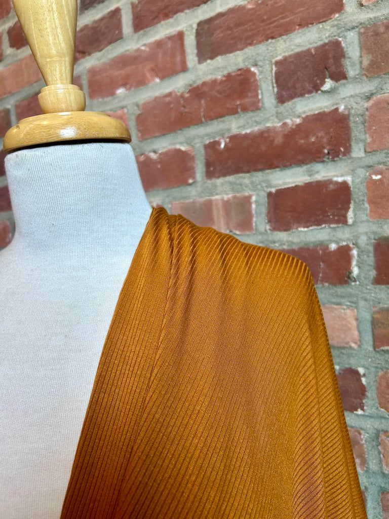 Lyocell Modal Rib Knit in Caramel