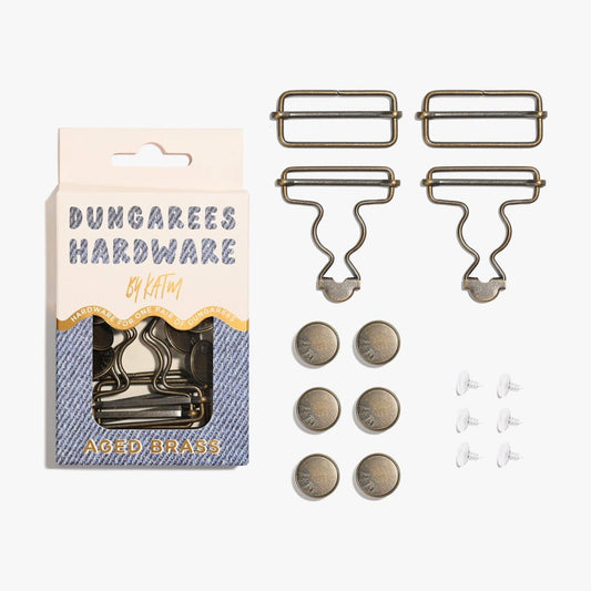 KATM Dungarees Hardware Kit | Aged Brass