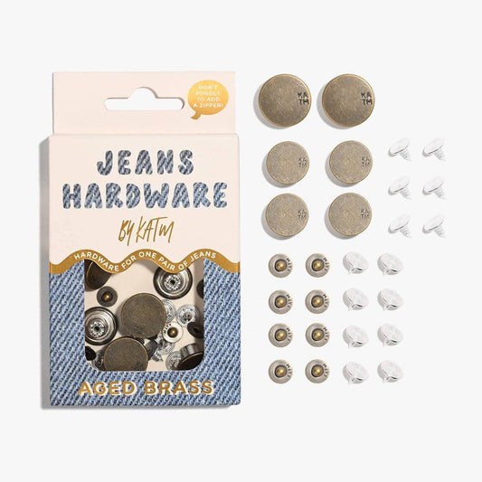 KATM Jeans Hardware Kit | Aged Brass