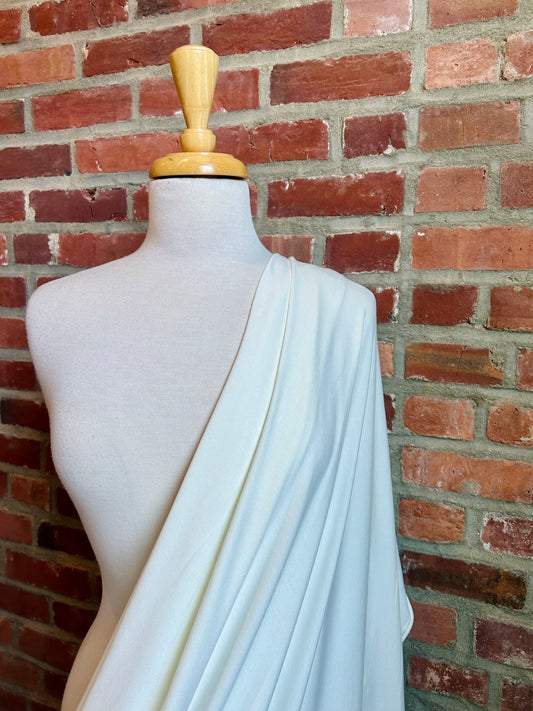 Bamboo/Cotton Stretch Jersey in Ivory