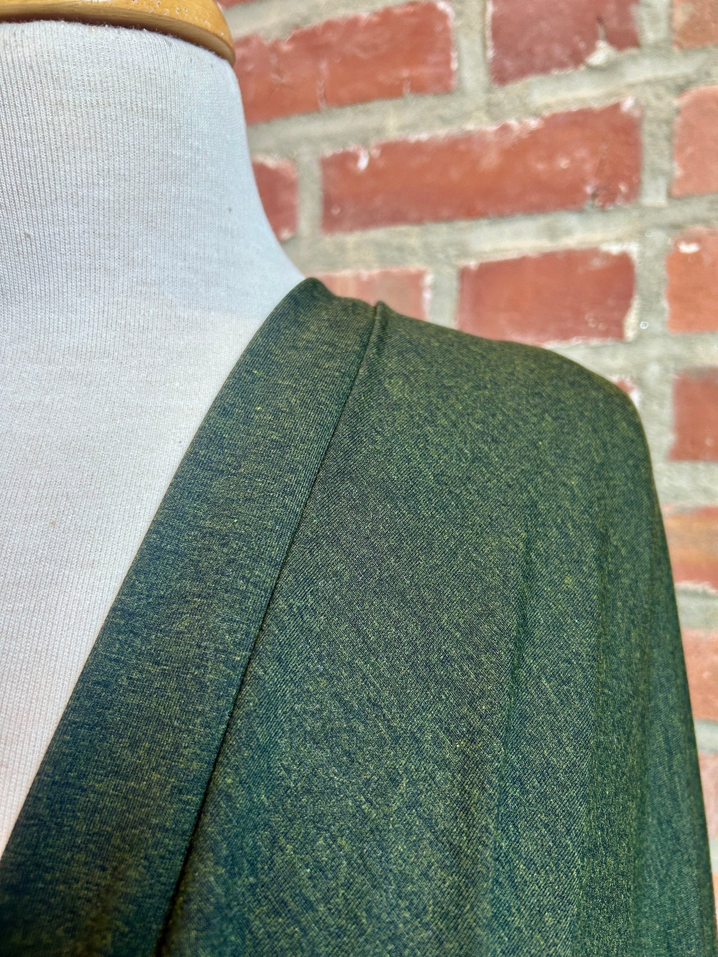 Bamboo/Cotton Stretch Jersey in Heather Forest