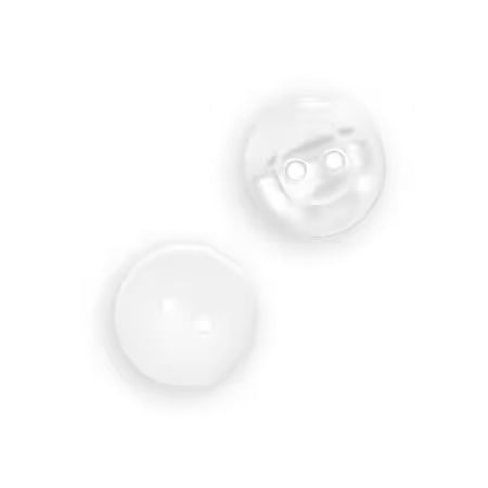 Blouse Buttons 11mm White