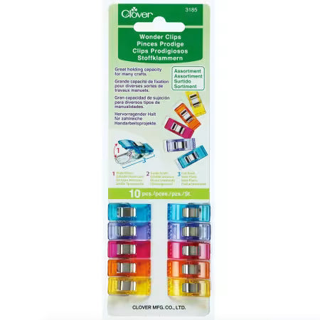 10pc Assorted Wonder Clips