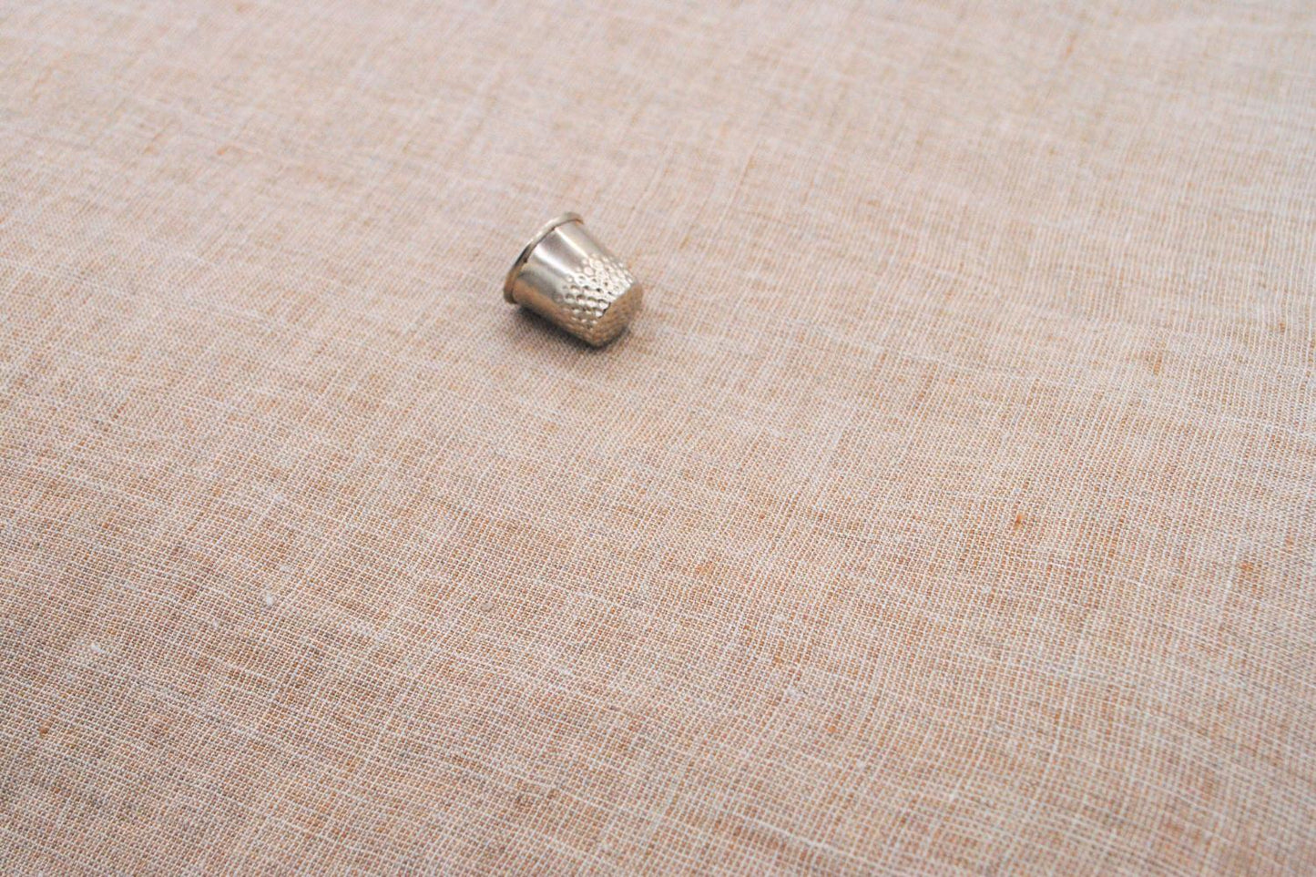 100% Linen Deadstock in Wheat