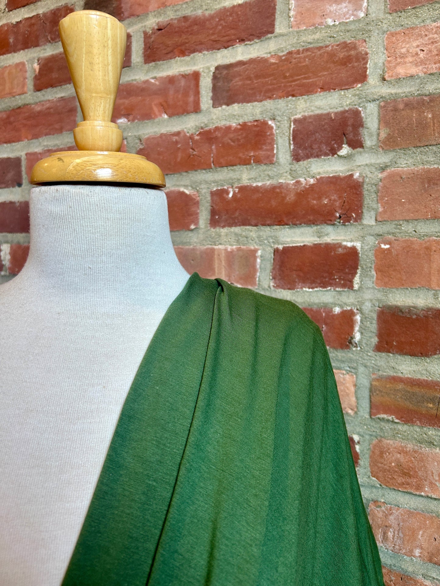 Bamboo/Cotton Stretch Jersey in Moss