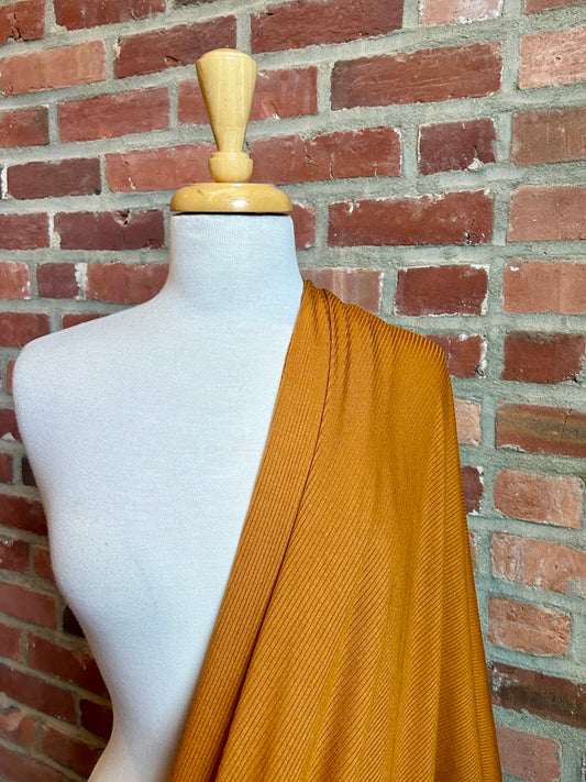Lyocell Modal Rib Knit in Caramel