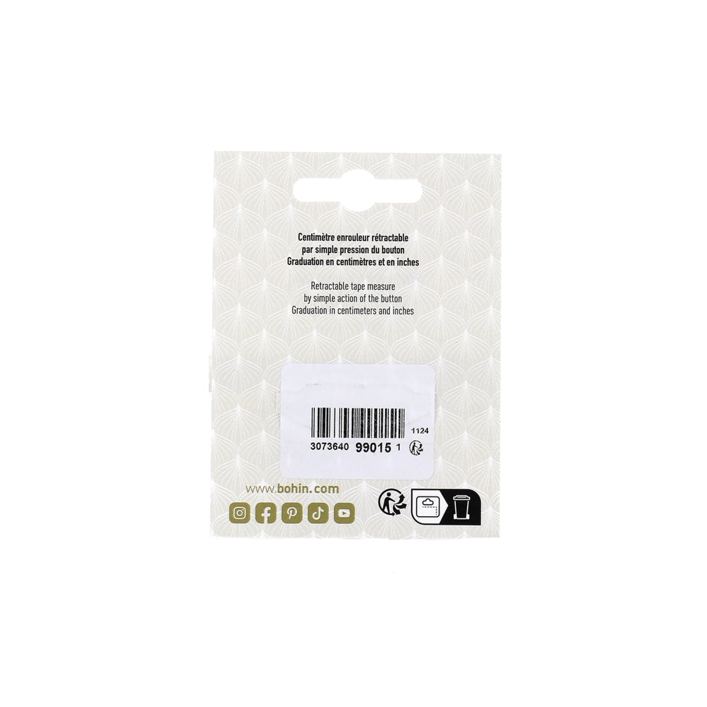 Bohin Cow Print Tape Measure