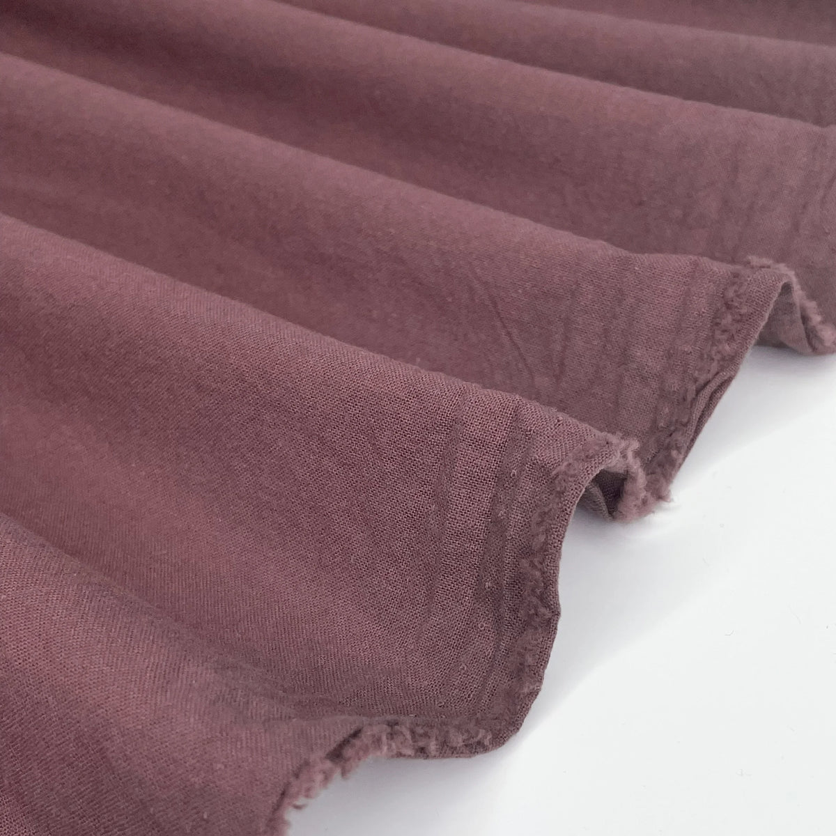 Sandwashed Cotton in Plum