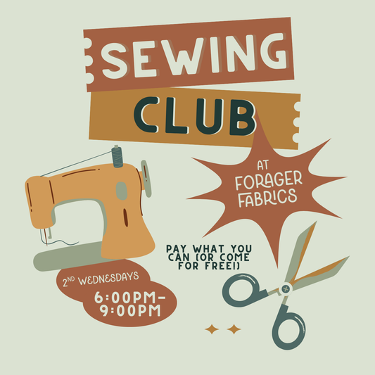 Sewing Club // October 14th 6pm-9pm
