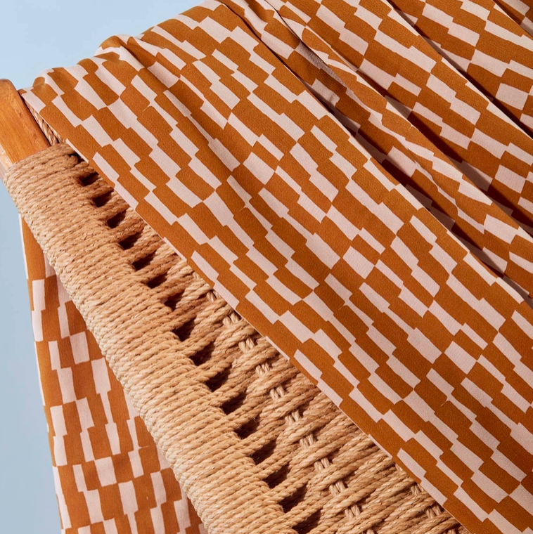 Domino Viscose Crepe in Ochre