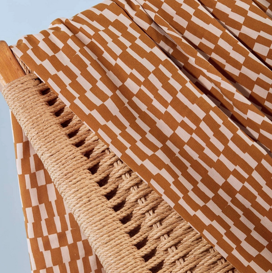 Domino Viscose Crepe in Ochre