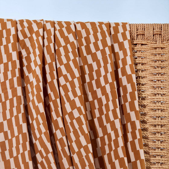 Domino Viscose Crepe in Ochre