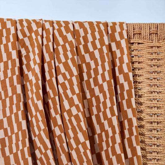 Domino Viscose Crepe in Ochre