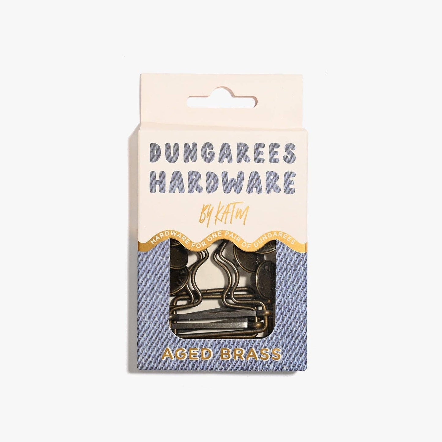 KATM Dungarees Hardware Kit | Aged Brass