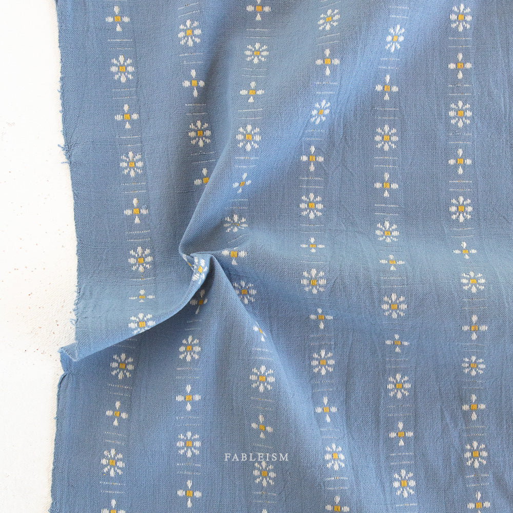 Daisies in Stone Blue