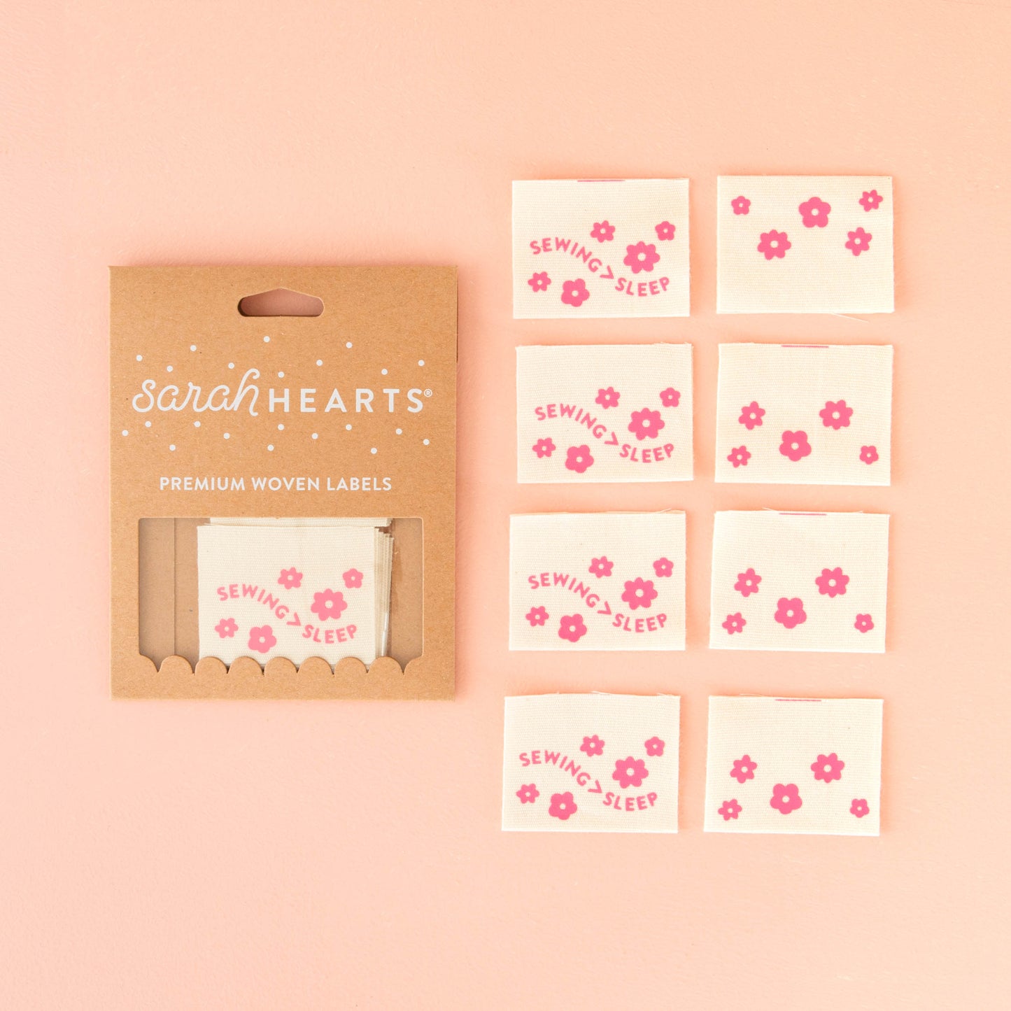Sewing>Sleep  Woven Labels By Sarah Hearts